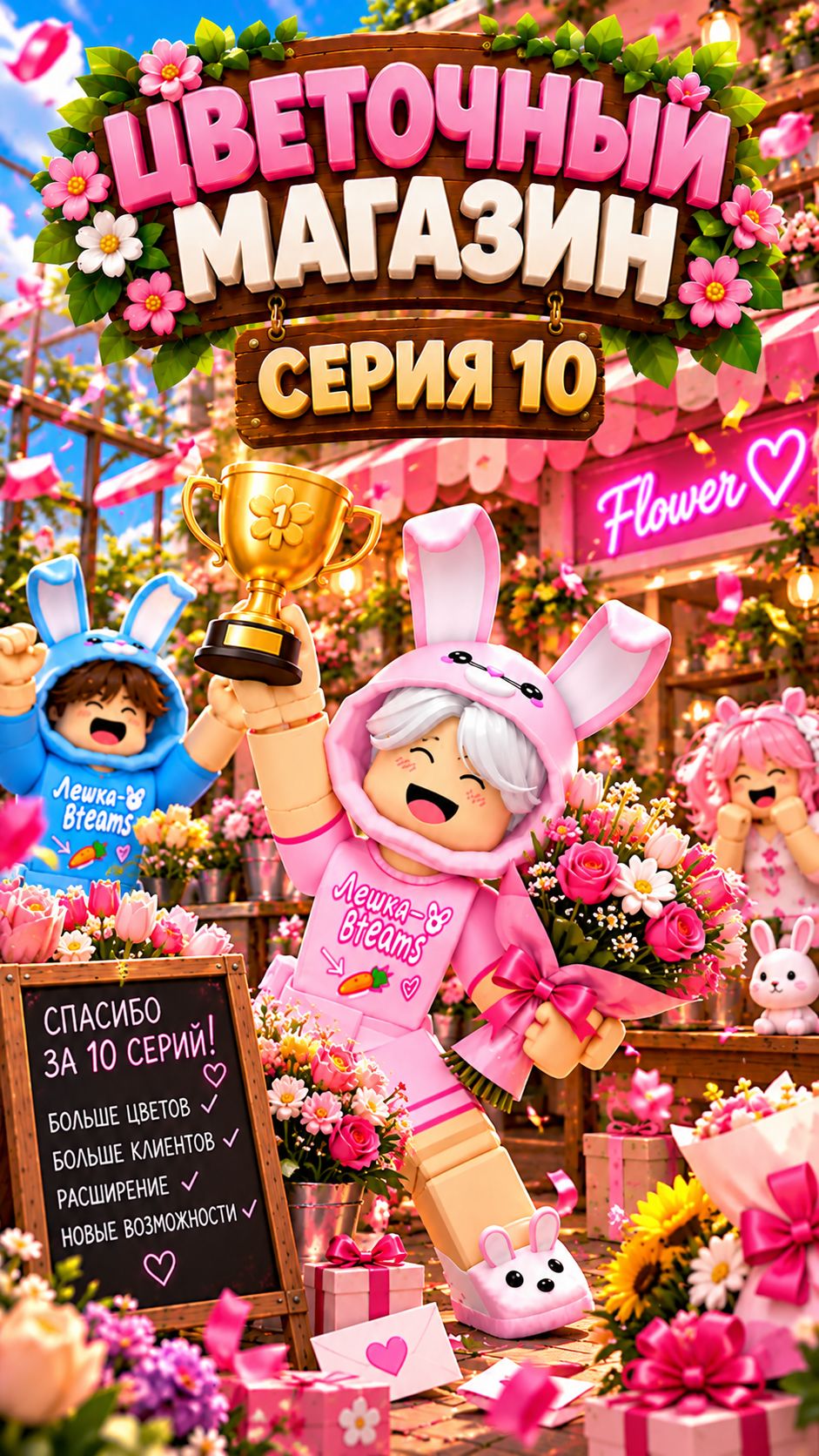 😱 Я ОТКРЫЛ НОВЫЙ ЭТАЖ МАГАЗИНА! 🌸 | Серия 10 #roblox #shorts