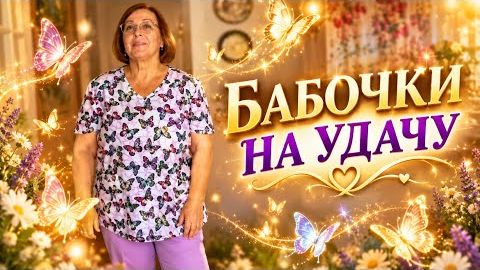 ✅БАБОЧКИ ПРИНЕСЛИ ЕЙ ДОЛГОЛЕТИЕ✅