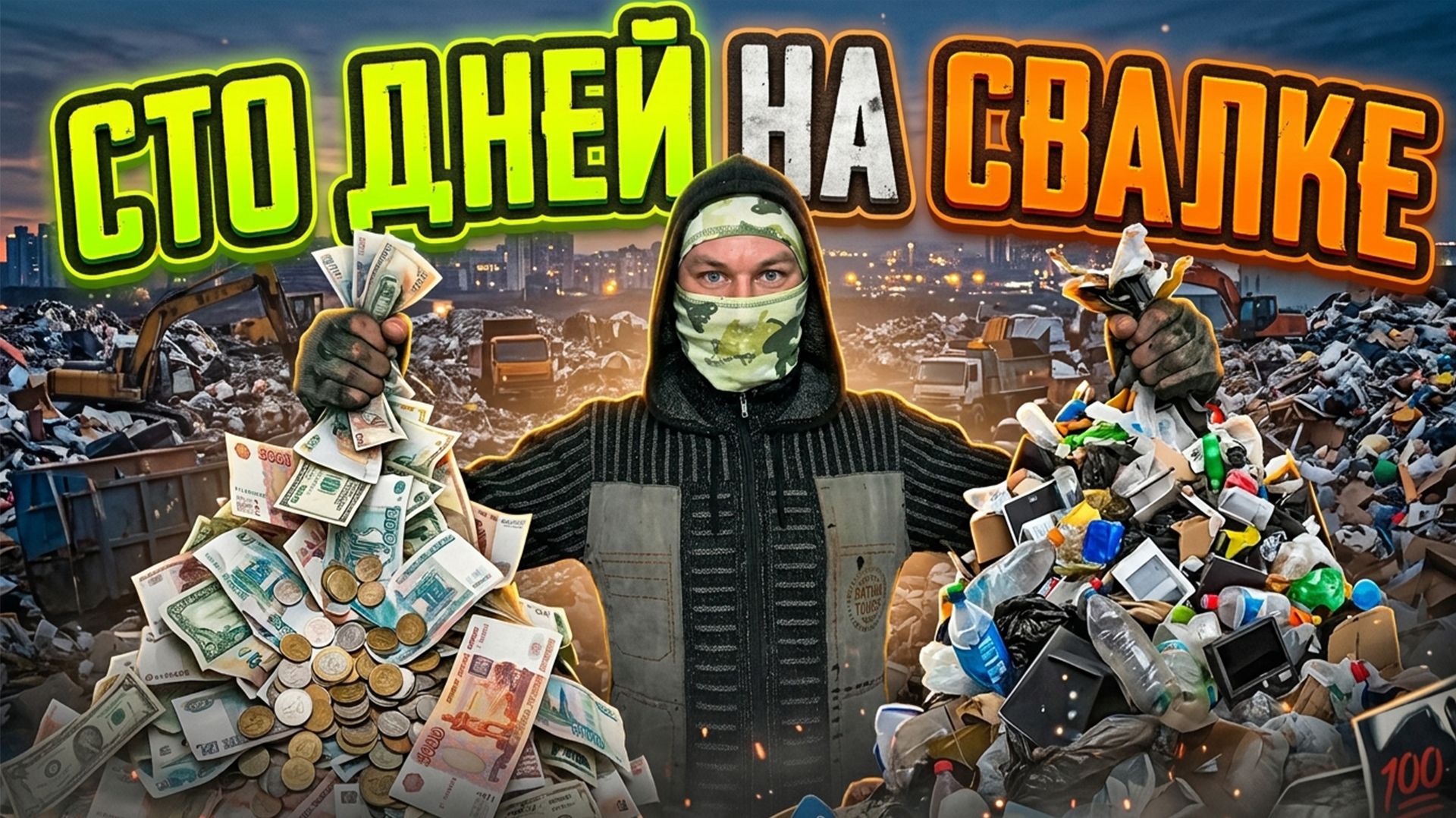 Поход на Свалку - Сто дней на Свалке как Выжить и Заработать
