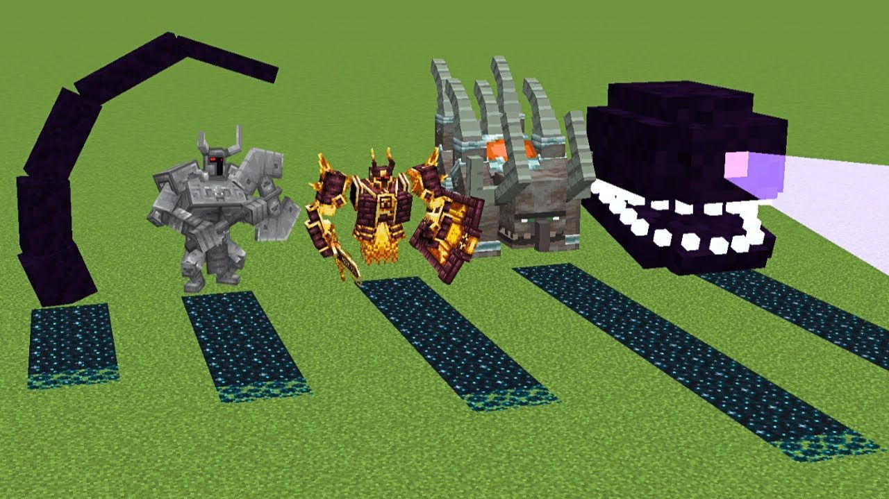 Кто из всех мобов Wither Storm и боссов-мутантов будет генерировать больше скалка?