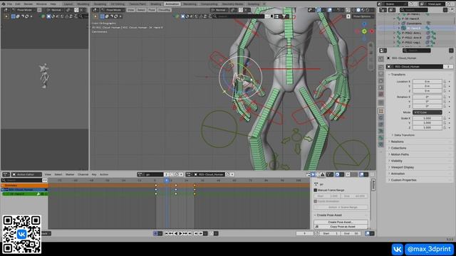 Анимация в Blender