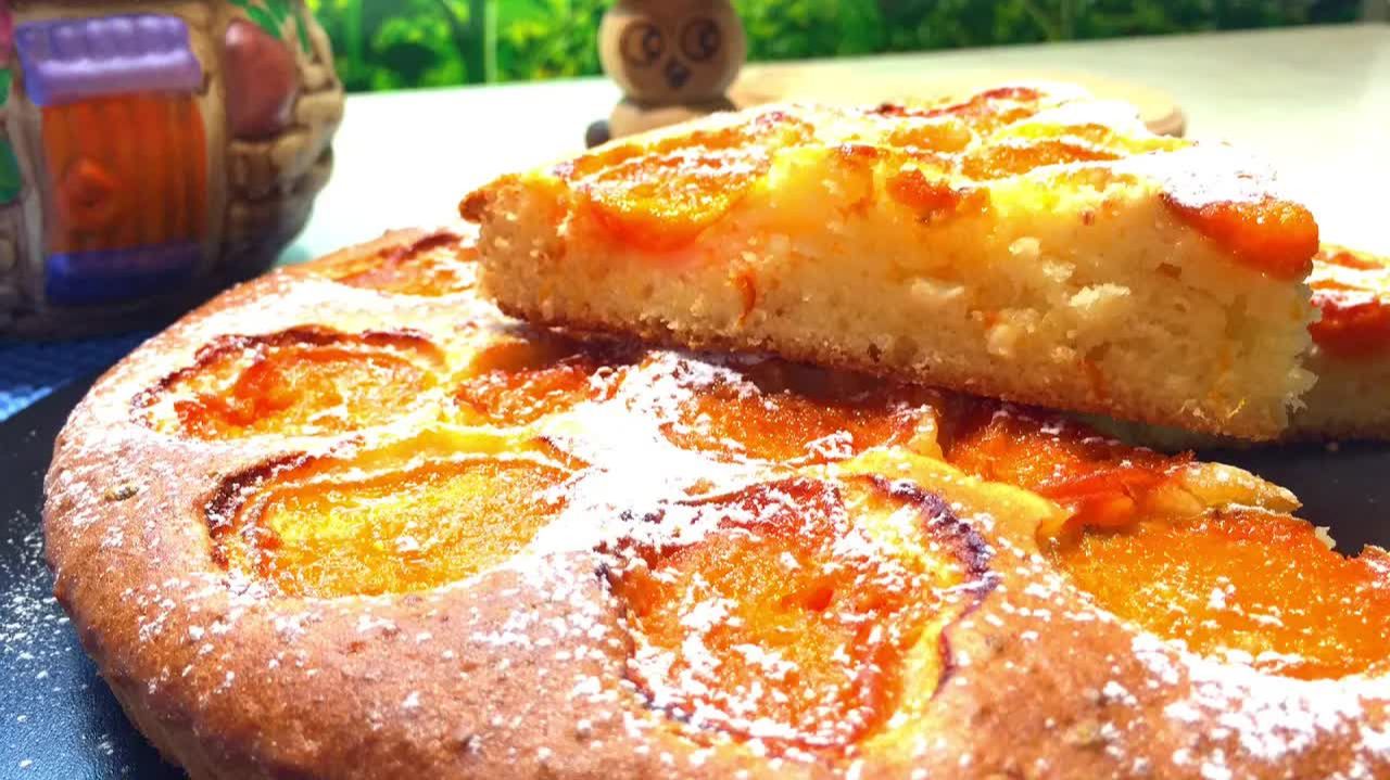 И ТОРТА НЕ НОДО! ЗА КОПЕЙКИ! Съела бы ВЕСЬ за раз, но НЕЛЬЗЯ! Вкуснейший ПИРОГ с абрикосами!