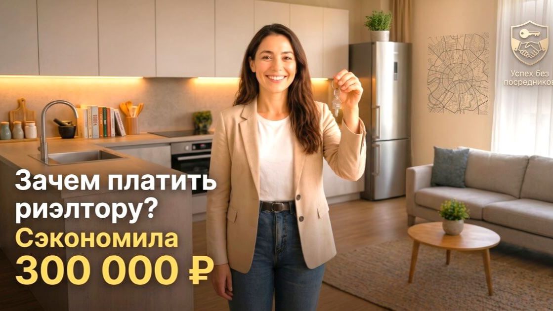 Зачем платить риелтору? Экономия 300 000 рублей | БН-24 Недвижимость | Безопасно