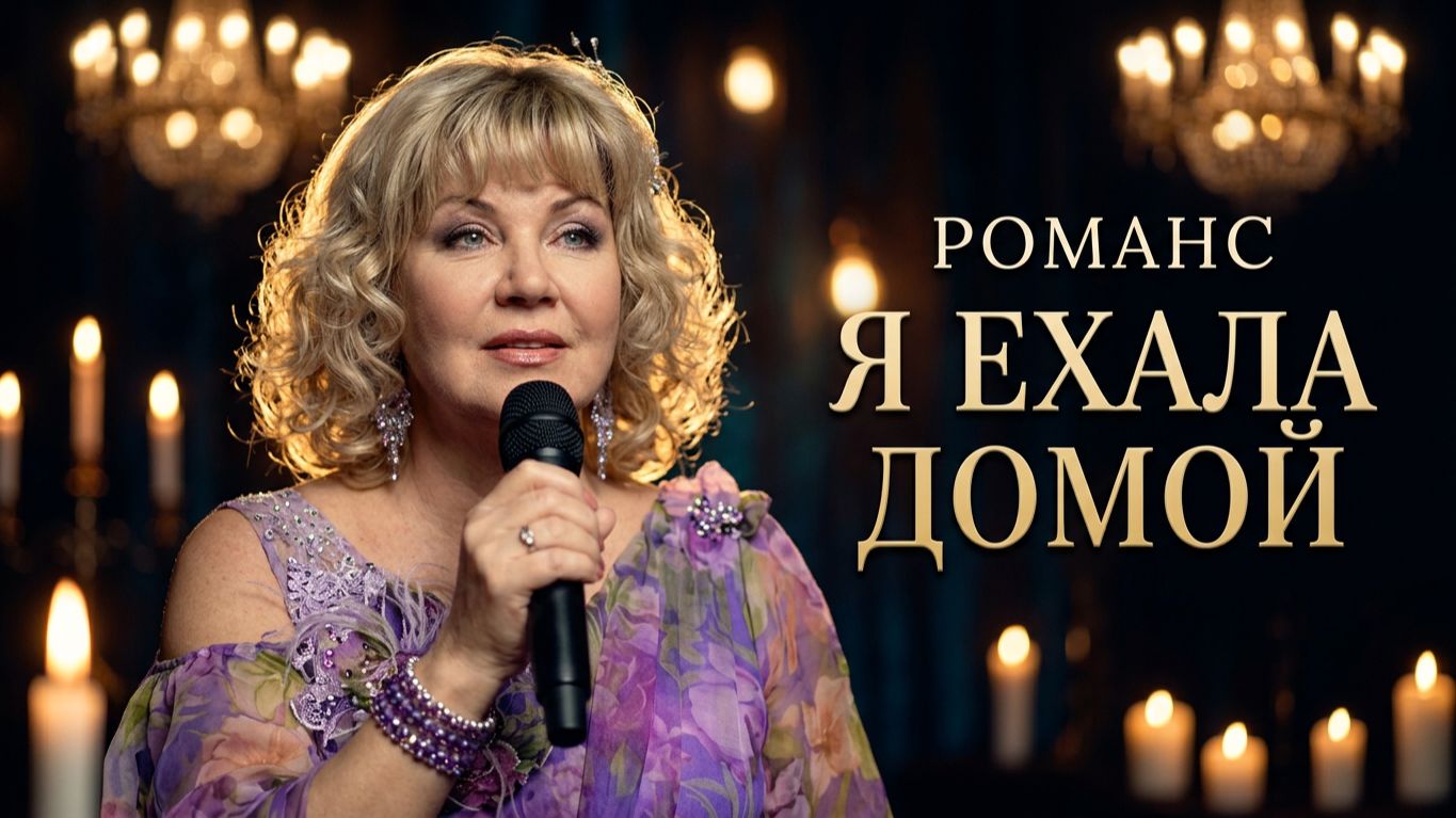 Я ехала домой. Романс Марии Пуарэ. Исп. Алина Цветкова