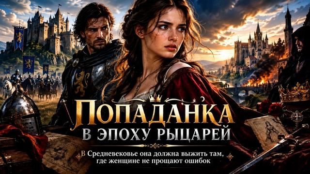 Аудиокнига полностью. Попаданцы. «Попаданка в эпоху рыцарей» Книга 1 из 3