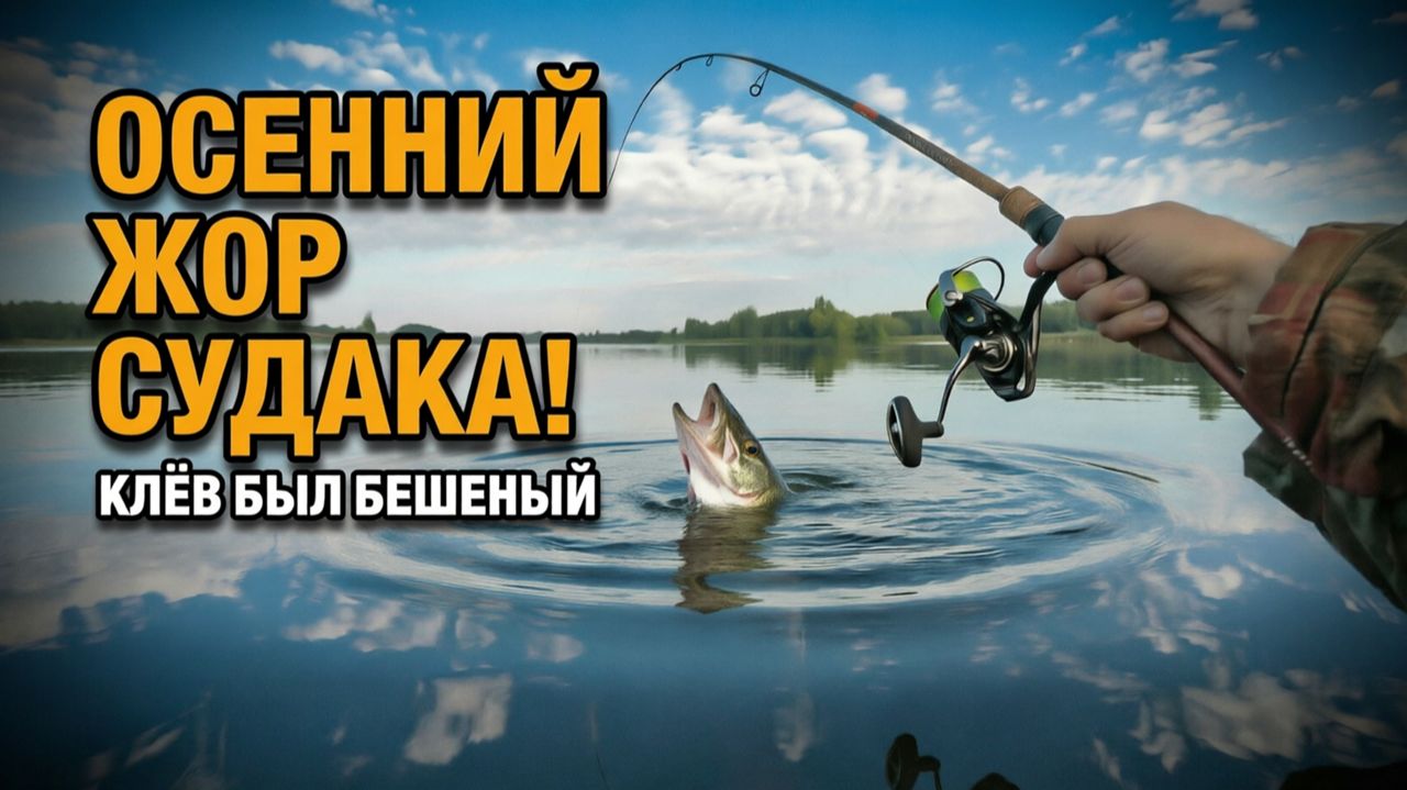 СПИННИНГ В ДУГУ! Осенний жор судака 2026🎣🔥