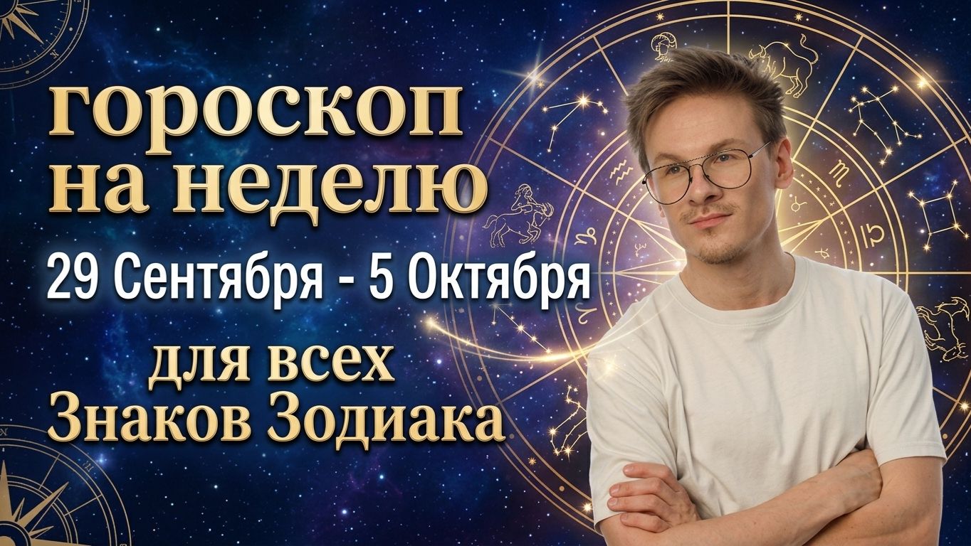 Гороскоп на неделю с 29 Сентября по 5 Октября для всех знаков Зодиака