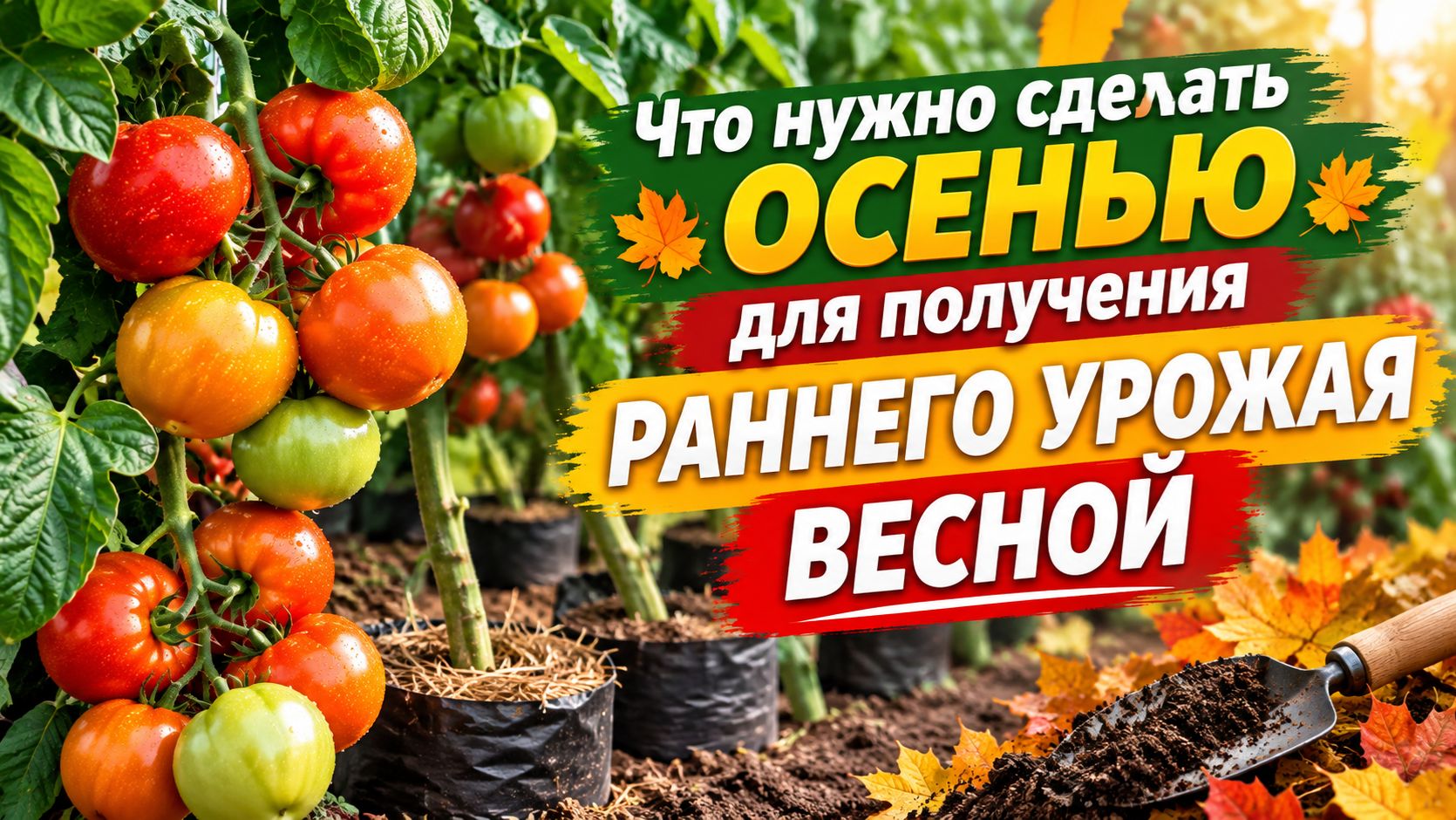 Что нужно сделать осенью, чтобы получить ранний урожай овощей весной.
