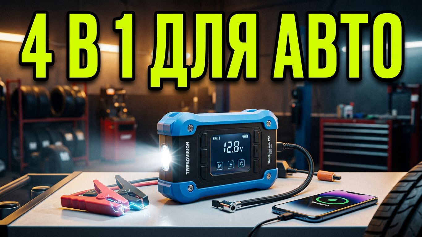 Швейцарский нож в вашем авто - МФУ TrendVision Start Compressor PRO
