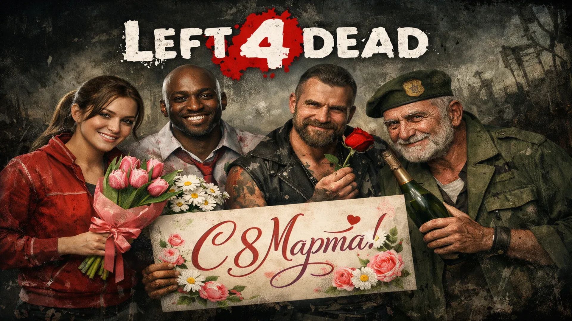 Left 4 Dead 2. Карта Роковой полёт. На эксперте. Втроём.   8.03.26.