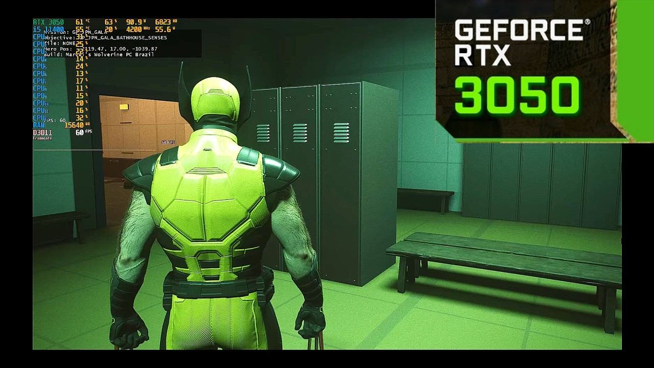 RTX 3050 8gb | Marvel's Wolverinev 1.0.1 Milestone 13 от 06.08.2024 | I5 11400f