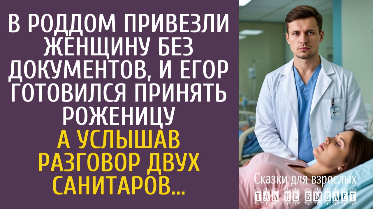 Истории из жизни: В роддом привезли женщину без документов, и Егор готовился принять роженицу…