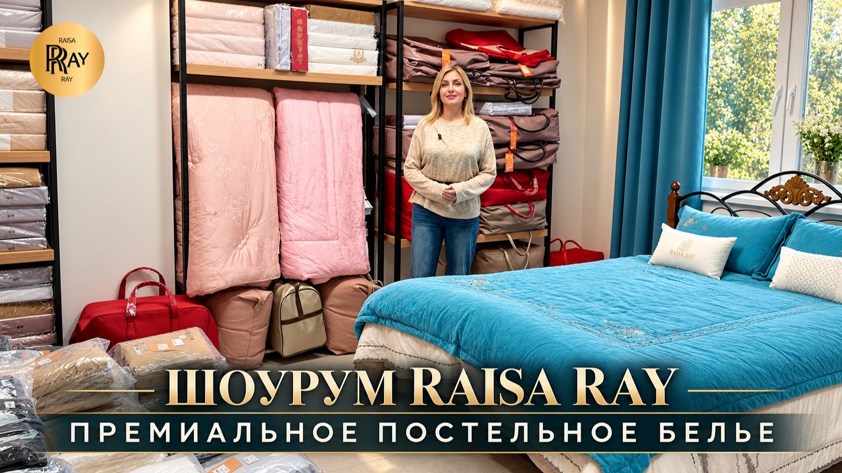 ШОУРУМ RAISA RAY🎀 ДОМАШНЯЯ РОСКОШЬ НАЧИНАЕТСЯ ЗДЕСЬ🔥 ПОСТЕЛЬНОЕ БЕЛЬЕ ОДЕЯЛА И ПОДУШКИ✨ Москва