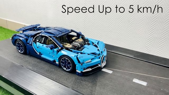 Bugatti Chiron против беговой дорожки! Тест скорости