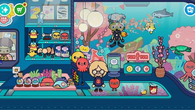 TOCA BOCA. Аквапарк, Кофе. Мультфильм. # 3