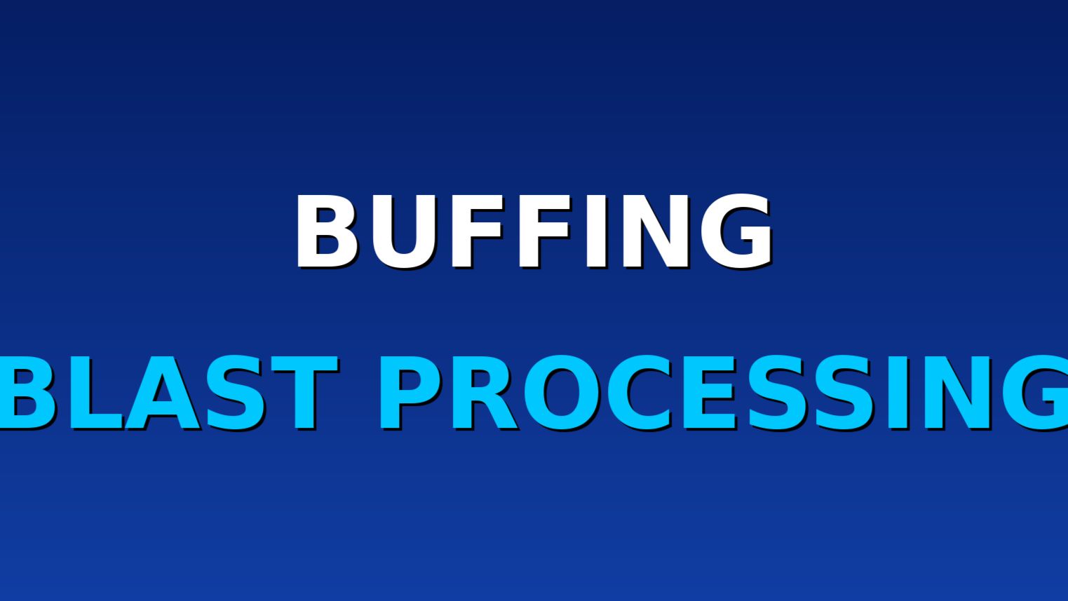 УСЛОЖНЯЮ Blast Processing !!!