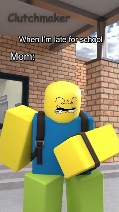 When I’m Late For School 💀#shorts #robloxanimation #roblox #fypp #memes