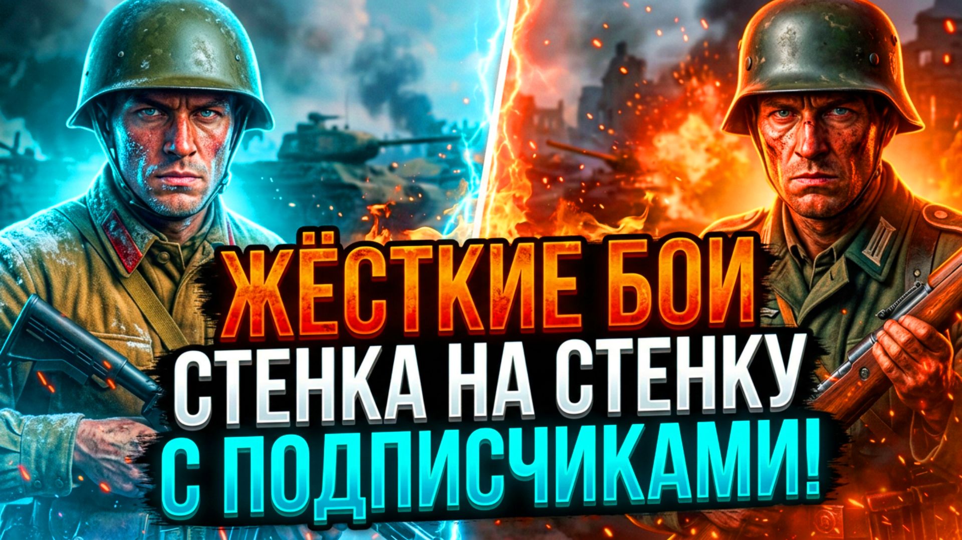 👑 Жёсткие бои стенка на стенку с подписчиками! | Enlisted ⚔️