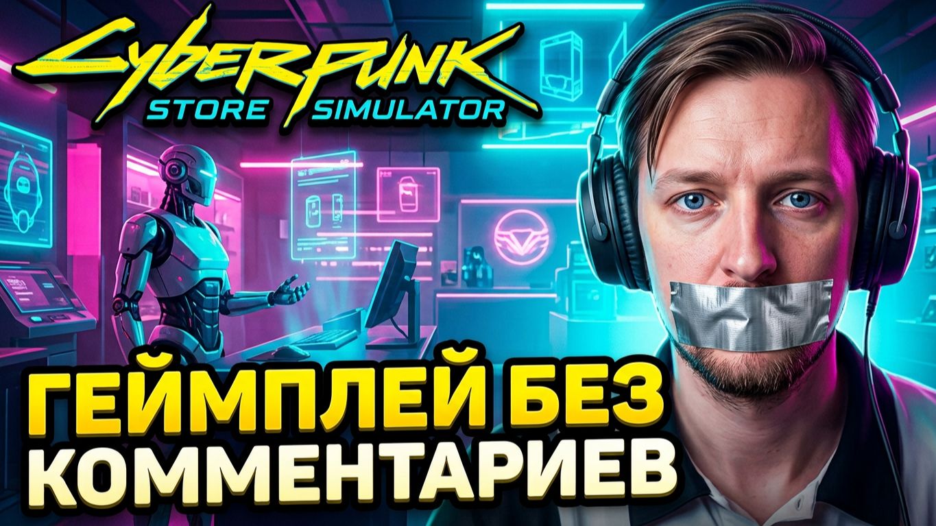 Cyberpunk Store Simulator — Геймплей, Новый Симулятор магазина в неоновом мегаполисе.