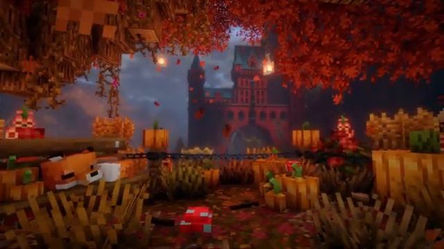 Minecraft: спокойный дождь и музыка [lofi]