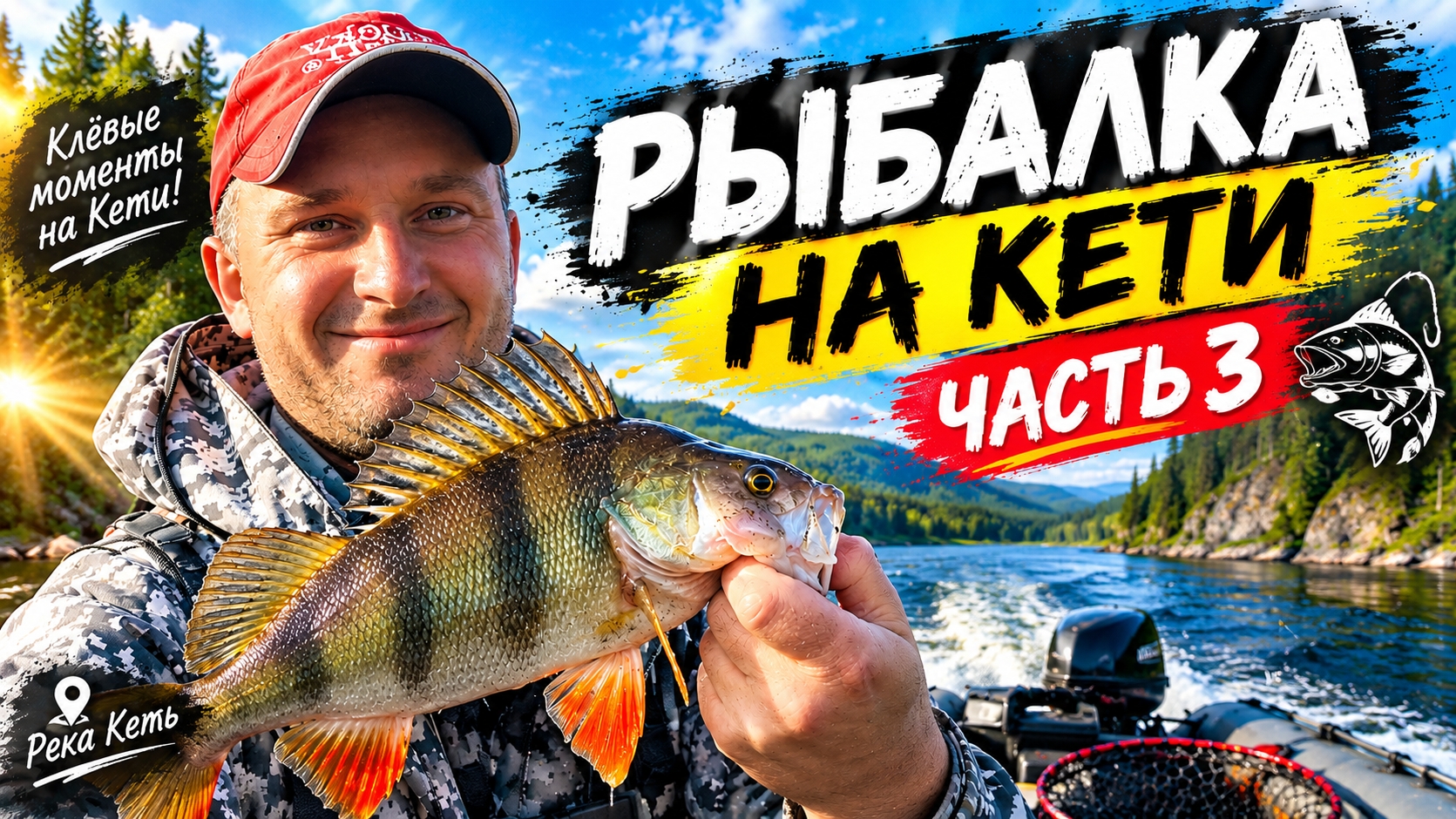 Рыбалка на реке Кеть часть3