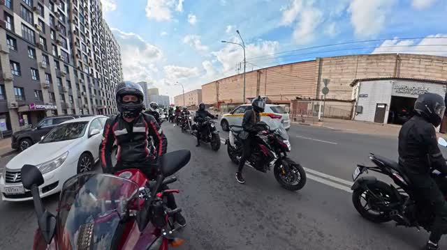 Закрытие мотсезона в Мытищах 2026 на Yamaha FZ6