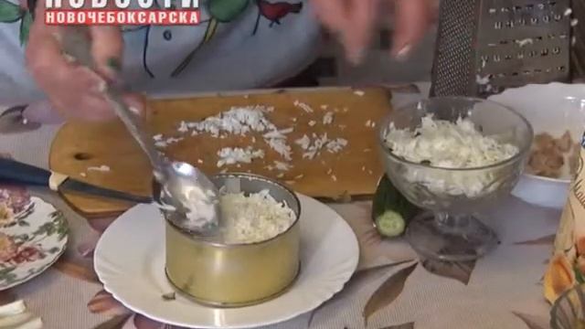 Праздничный салат Шанхай к новогоднему столу