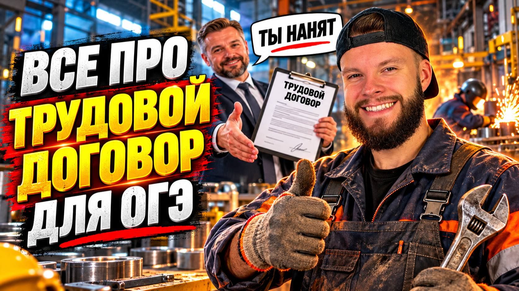 Трудовой договор | Бесплатный урок ОГЭ обществознание