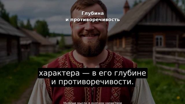 Мудрые мысли о русском характере