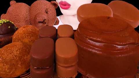 🍫 АСМР МУКБАНГ | ШОКОЛАДНАЯ ВЕЧЕРИНКА 🍦 МОРОЖЕНОЕ, МОТИ, ТОРТ И КИНДЕР | БЕЗ СЛОВ #14