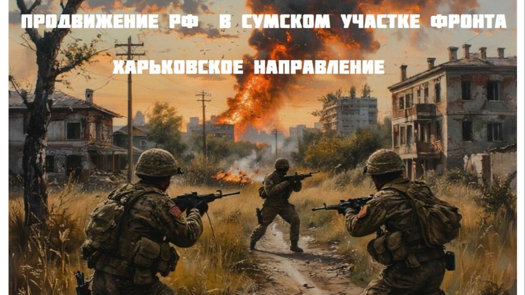 Новости СВО Сегодня-Продвижение РФ  в Сумском участке фронта   Харьковское Направление