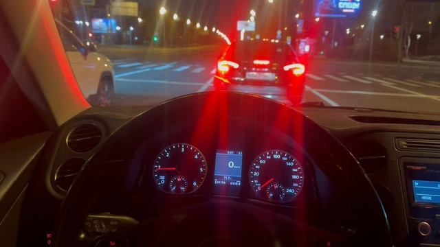 Volkswagen  Tiguan еду до работы под We’re Are You Now часть 3