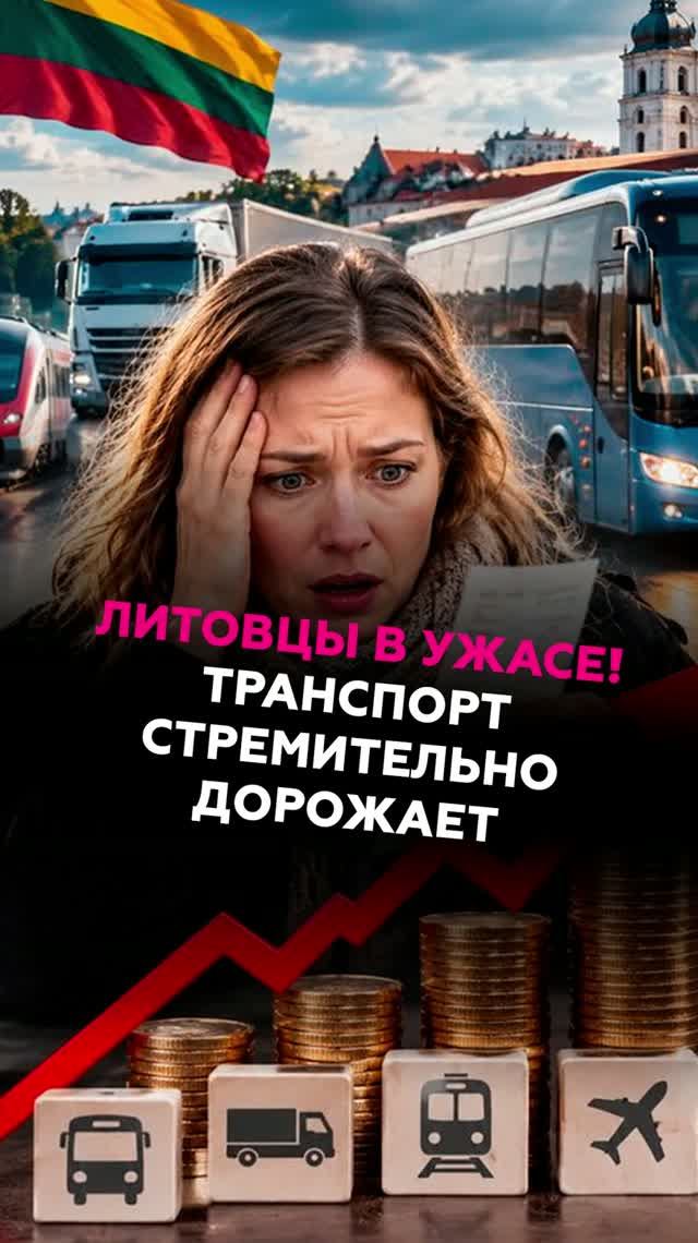 Литовцы в ужасе! Транспорт стремительно дорожает