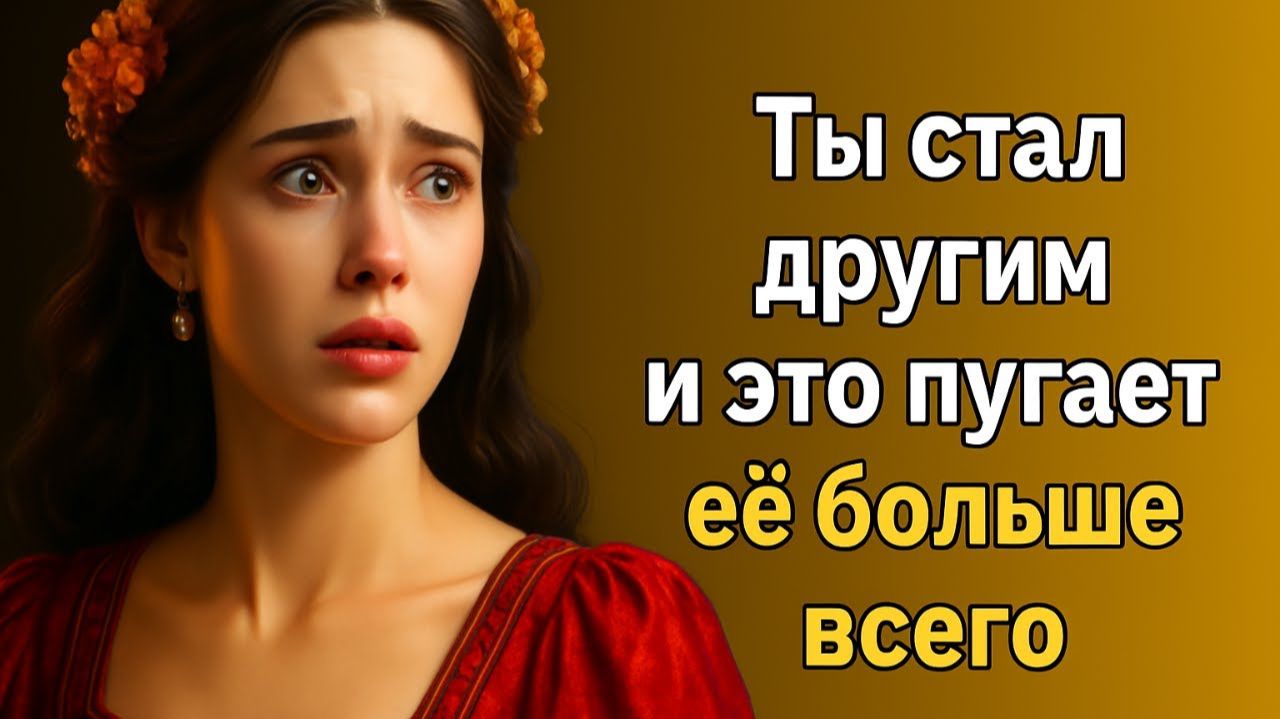 Ты изменился и именно это пугает её больше всего ~