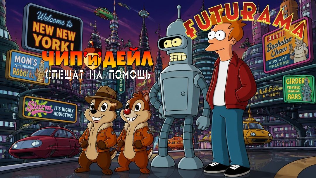Футурама и Чип и Дейл спешат на помощь мультфильмы