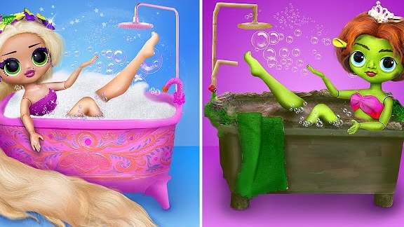 Фиона и Рапунцель растут! 30 лайфхаков для ЛОЛ ОМГ
