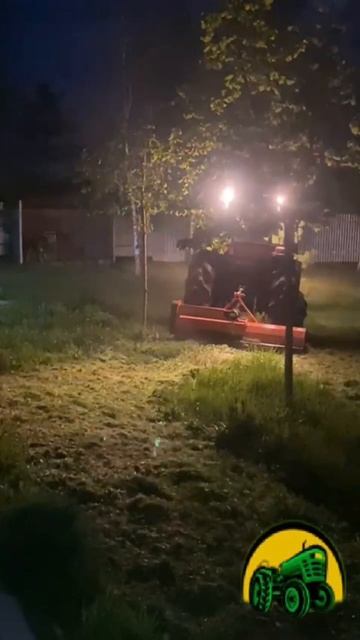 Ночной покос у нашего покупателя
