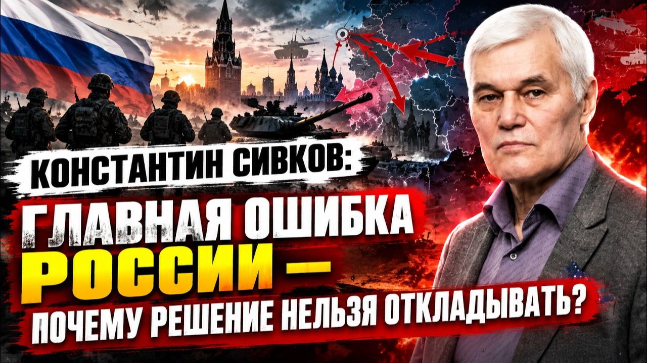 Константин Сивков: Главная ошибка России — почему решение нельзя откладывать?