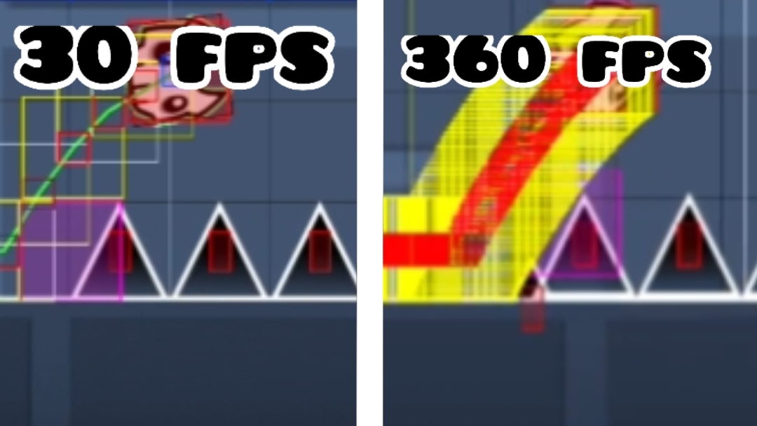 30 FPS Frameperfect Vs 360 FPS Frameperfect! ( 30, 60, 80, 90, 120, 144, 240, 360 FPS )
