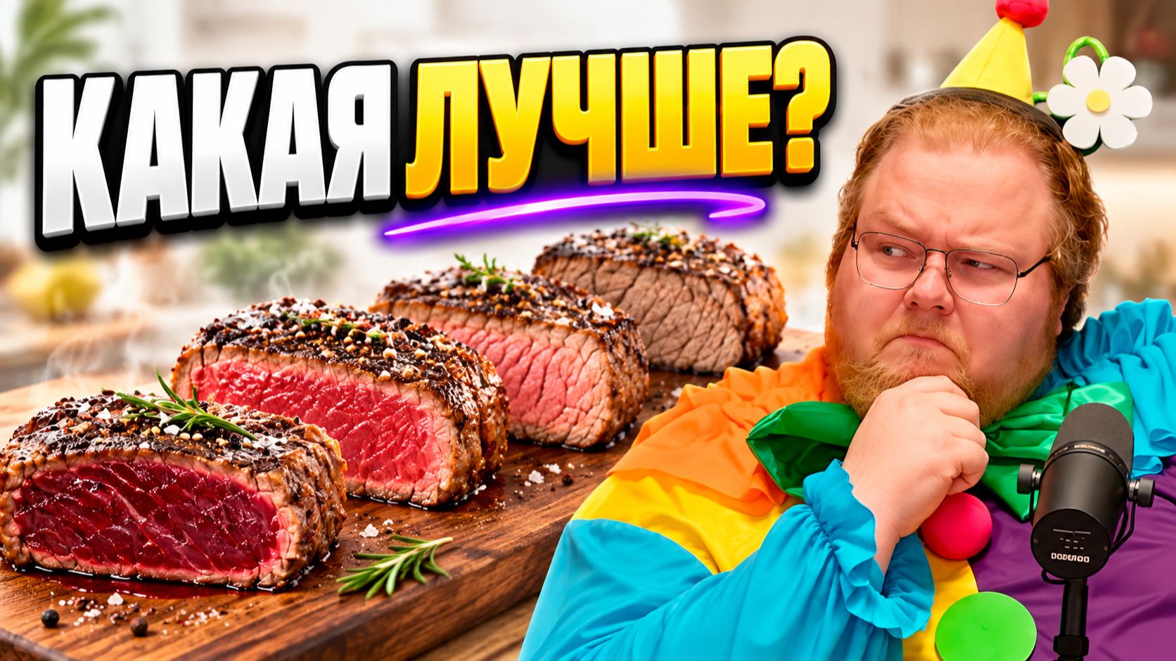 СТЕЙК ИЛИ ЕЩЁ СЫРОЕ МЯСО? ► РЕАКЦИЯ T2x2
