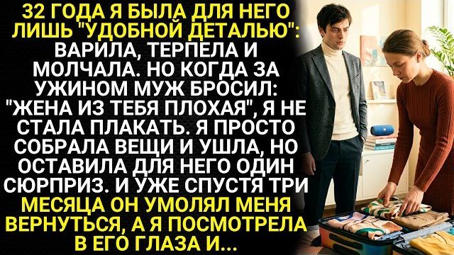 Истории из жизни| 32 года я была для него лишь удобной деталью |Аудио рассказы|Жизненные истории
