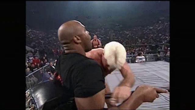 Chris Benoit,Ric Flair,Steve McMichael Vs Scott Norton,Stevie Ray,Vincent.Бенуа,Флэр,МакМайкл против
