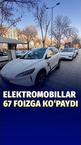 🍿 2026-yil 1-iyul Holatiga O‘zbekistonda 122,7 Mingta Elektromobil Ro‘yxatga Olingan