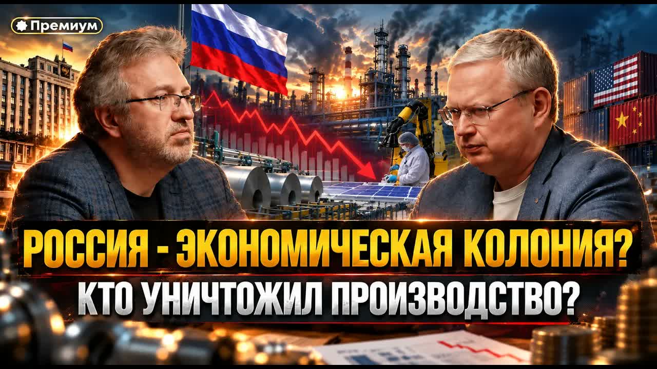 Михаил Делягин | Россия - экономическая колония? Кто уничтожил производство?