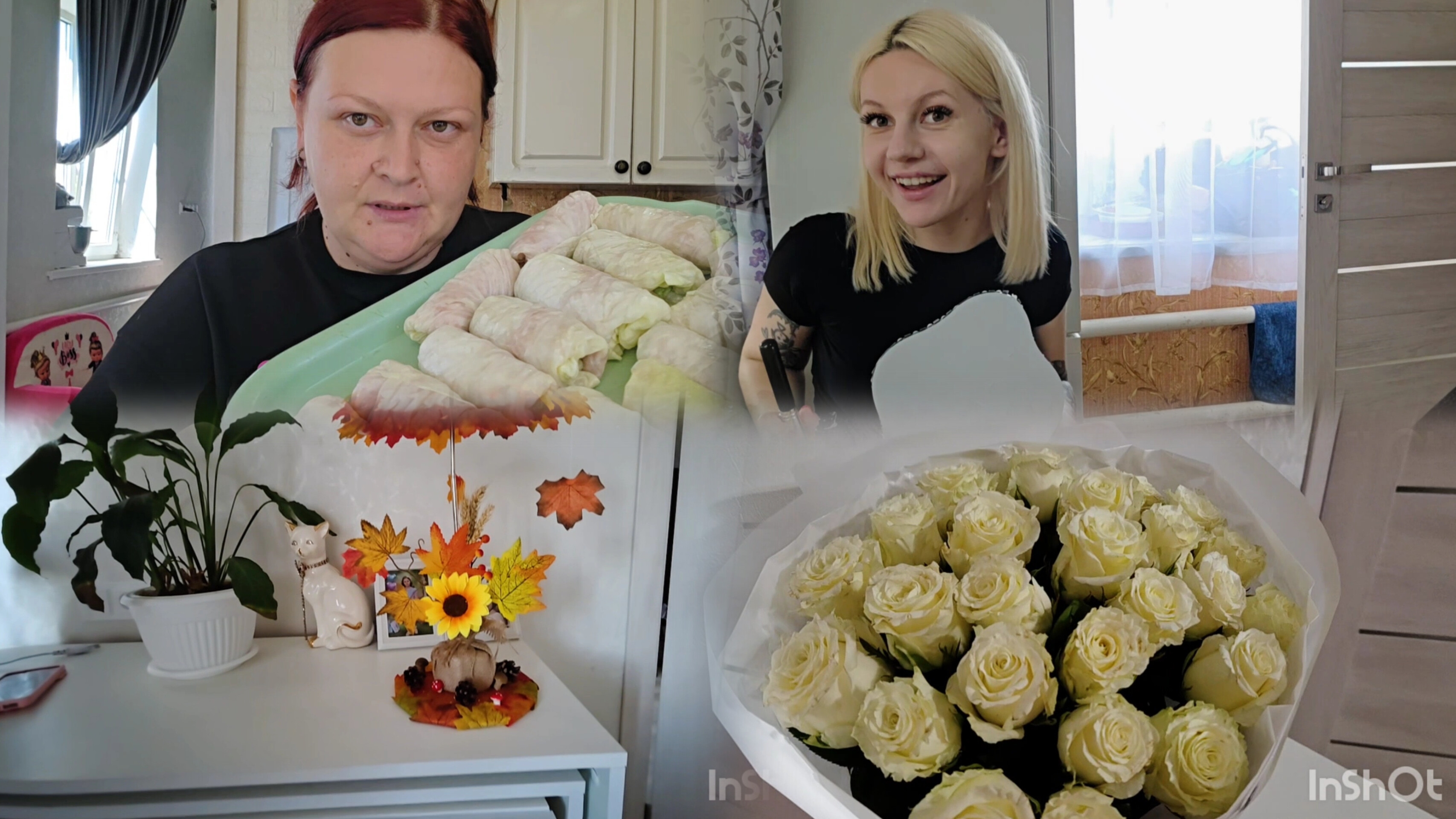 Влог🥰//Сюрприз от мужа😍//Сестрёнка приехала❤️//Будет клумба💐//Поделка в садик🍁