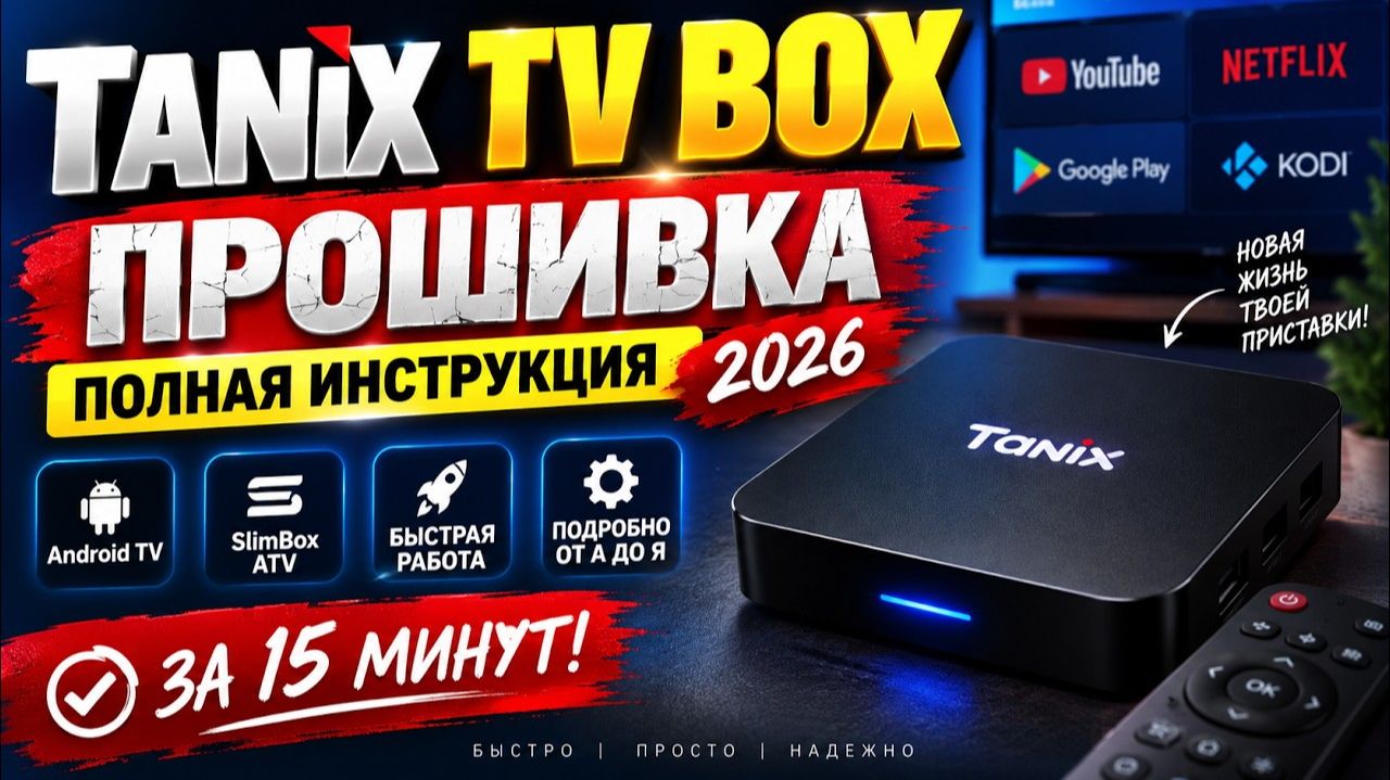 Tanix TV Box： Пошаговый гайд как прошить и настроить с нуля в 2026