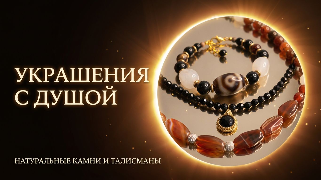 Украшения из натуральных камней