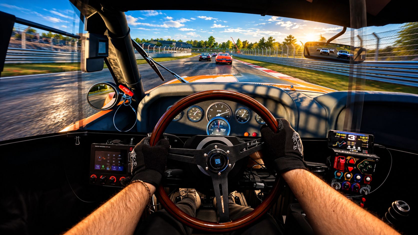 Новый V8 Power Pack в Project Motor Racing 2.3 | Ford Mustang на Kyalami