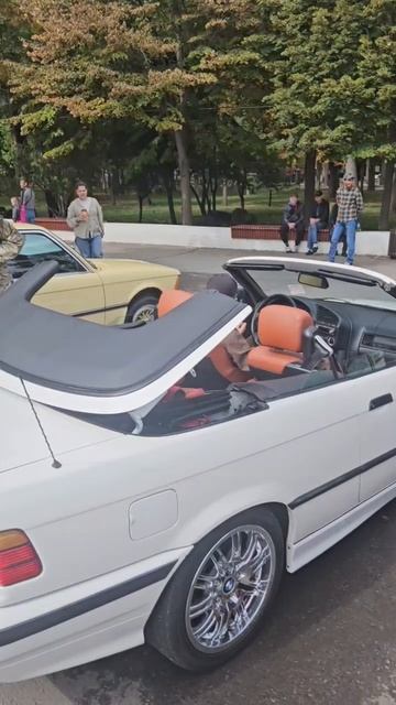 открывание крыши на BMW E36 Кабриолет