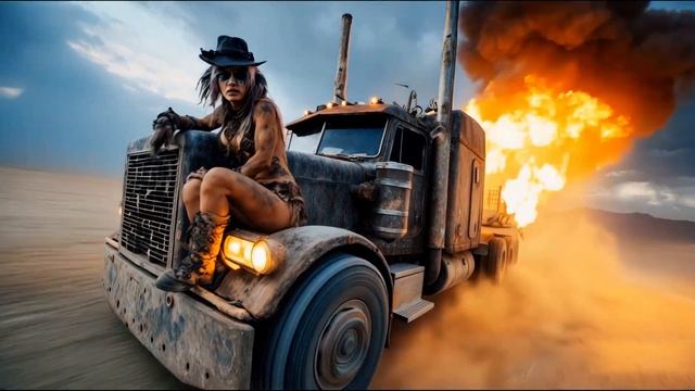 She Rides Like Hell | Dark Outlaw Rock Anthem For The Queen Of The Wasteland